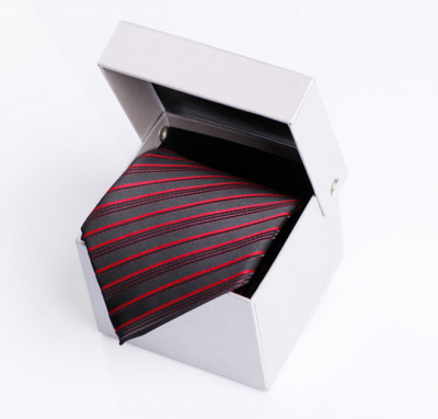 TIE BOX032  Custom tie box  design fashion tie box  online order tie box  tie box supplier 45 degree